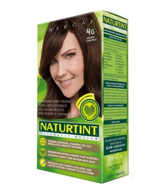 Naturtint Permanent Hair Colour 4g Golden Chestnut 165ml