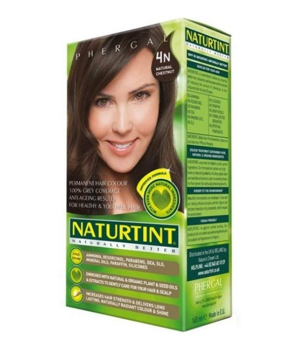 Naturtint Permanent Hair Colour 4 N Natural Chestnut 165ml