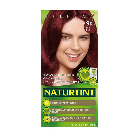 Naturtint Permanent Hair Colour 9 R Fire Red 165ml