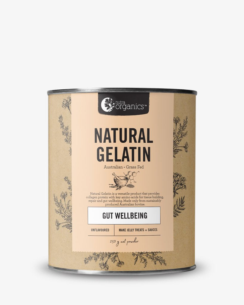 Nutra Organics Natural Gelatin Gut Wellbeing 250g