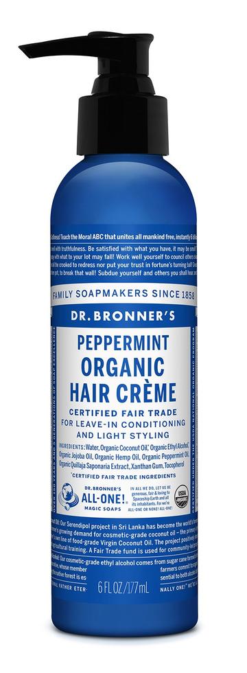 Dr Bronners Hair Cream Peppermint 177ml