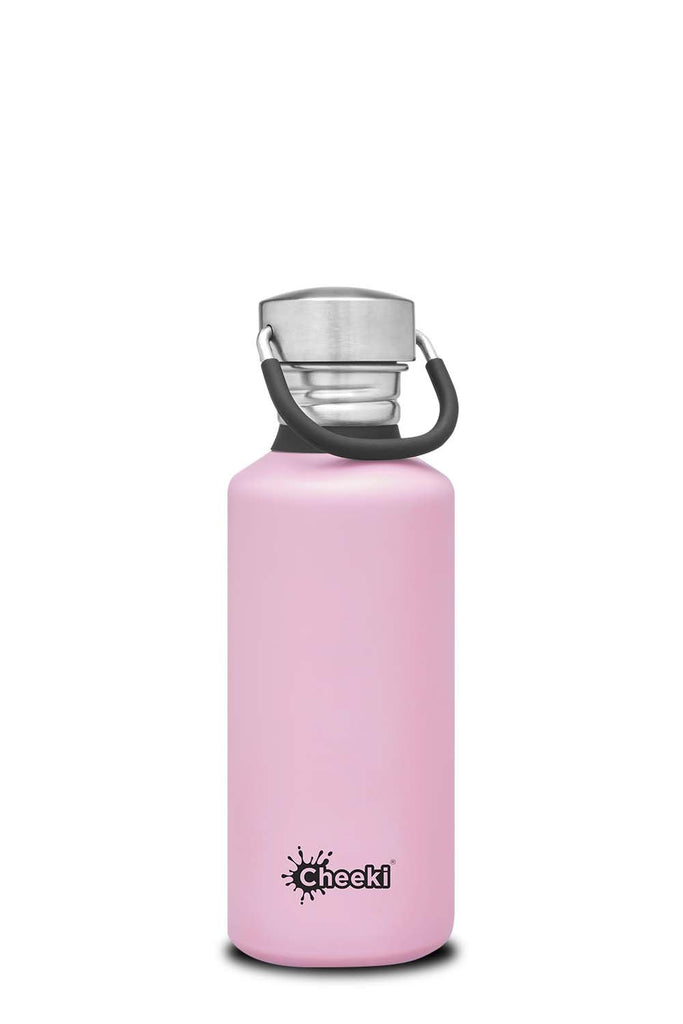 Cheeki Classic Single Wall Bottle Stainless Steel Pink 500ml