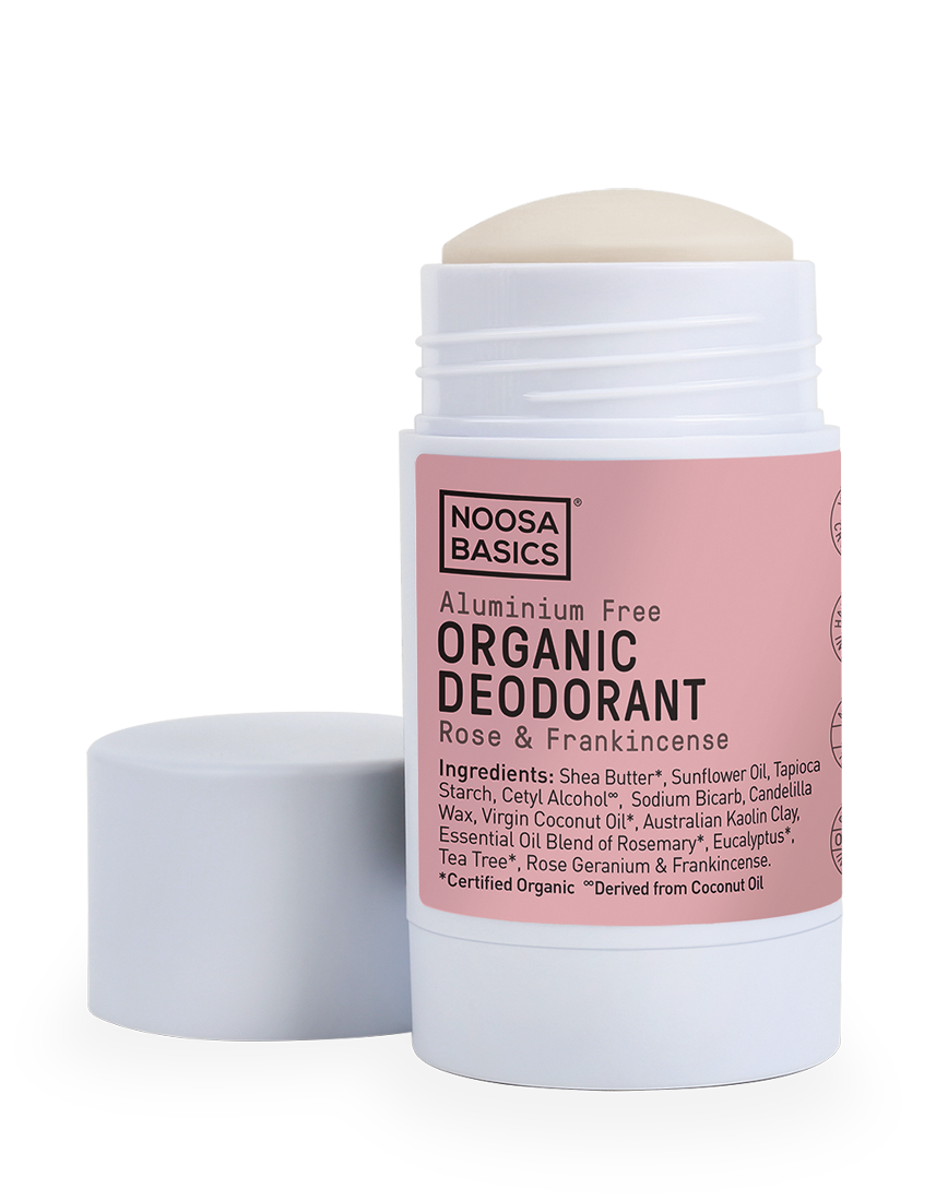 Noosa Basics Organic Deodorant Stick Rose 60g