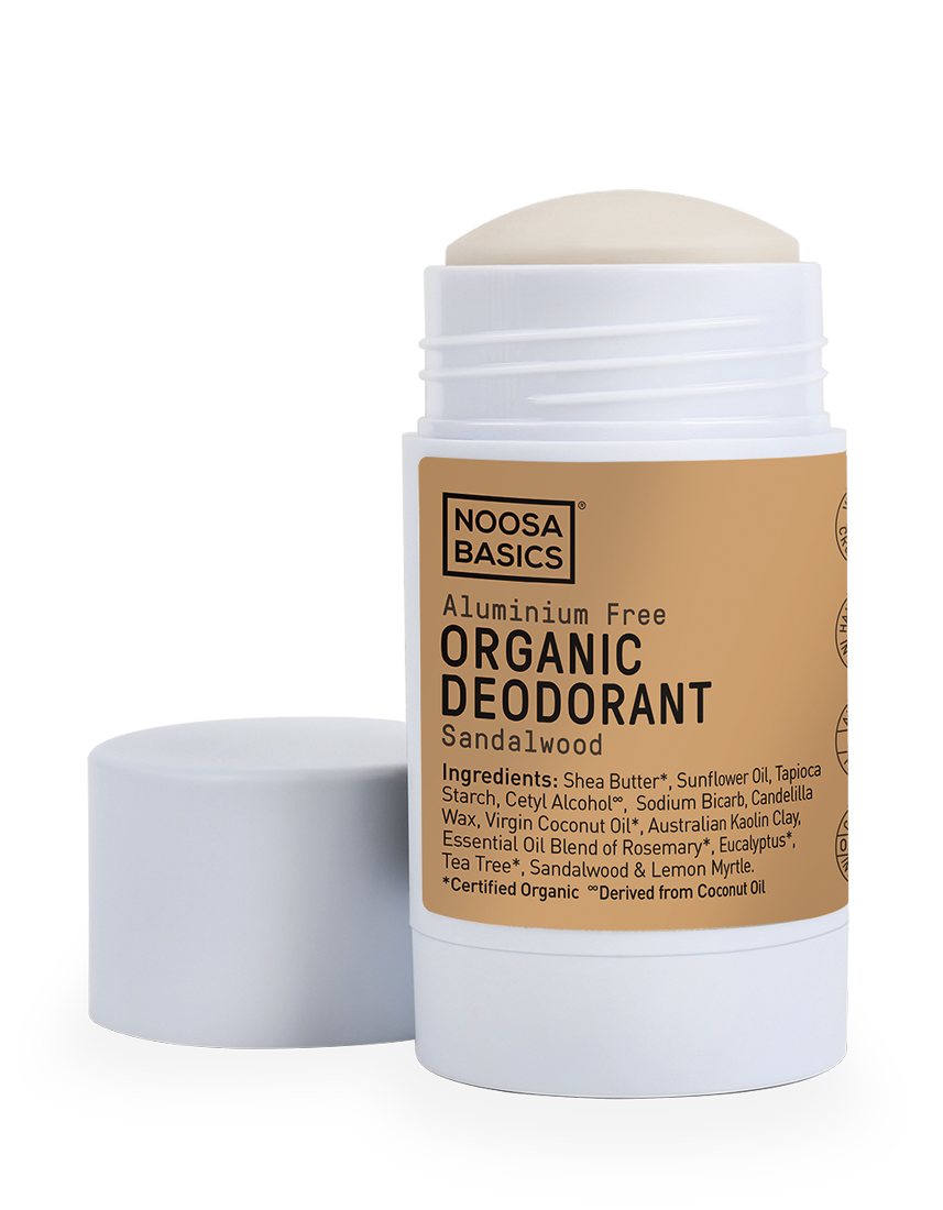 Noosa Basics Organic Deodorant Stick Sandalwood 60g