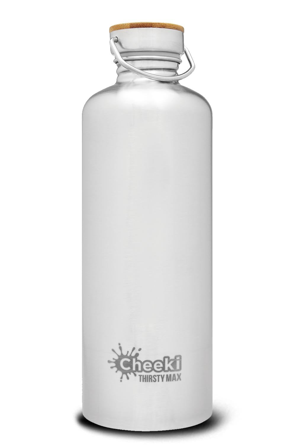 Cheeki Thirsty Max Single Wall Stainless Steel Silver 1.6 Litre