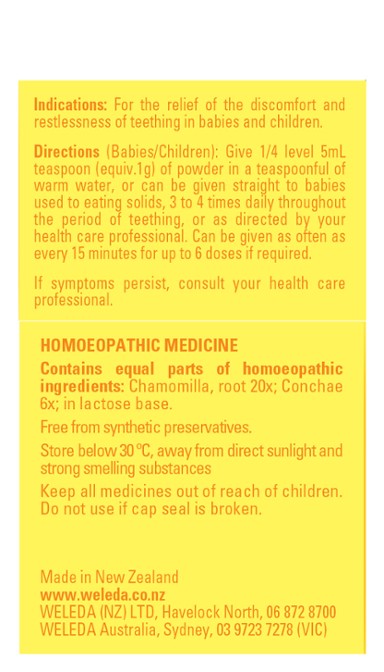 Weleda  Baby Teething Powder 60g